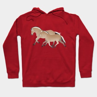 Fjord Horses - Equine Rampaige Hoodie